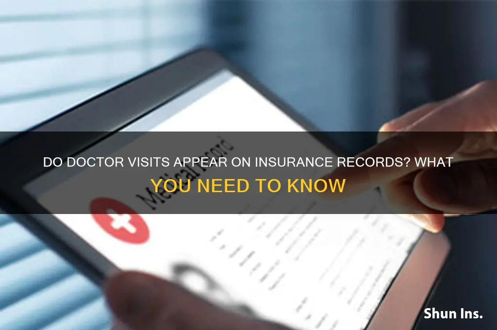 do doctor visits show up on insurance