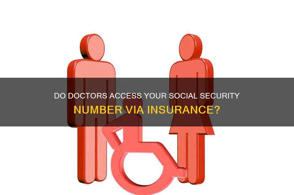do doctors see my social security on insurance