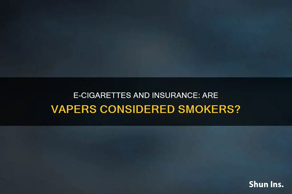 do e cigarettes count as smoking for insurance