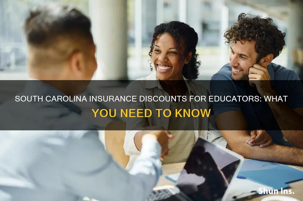 do educators have discounts on insurance in south carolina