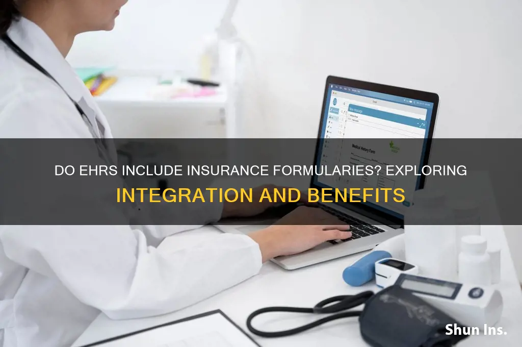 do ehrs have insurance formularies