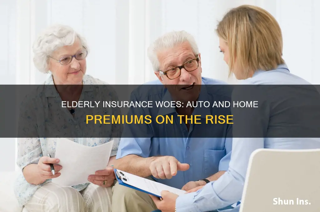 do elderly people have auto and home insurance increases