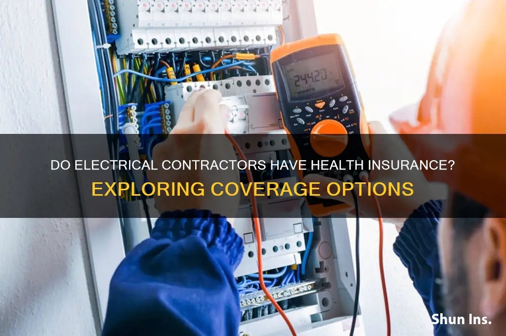 do electrical contractors have health insurance