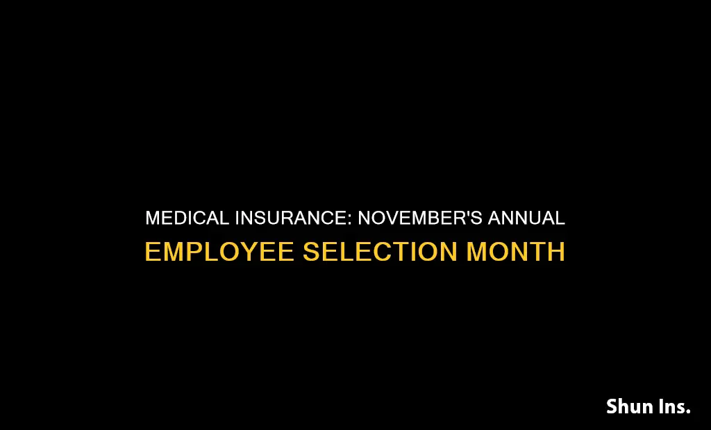 do employees have to select medical insurance every november