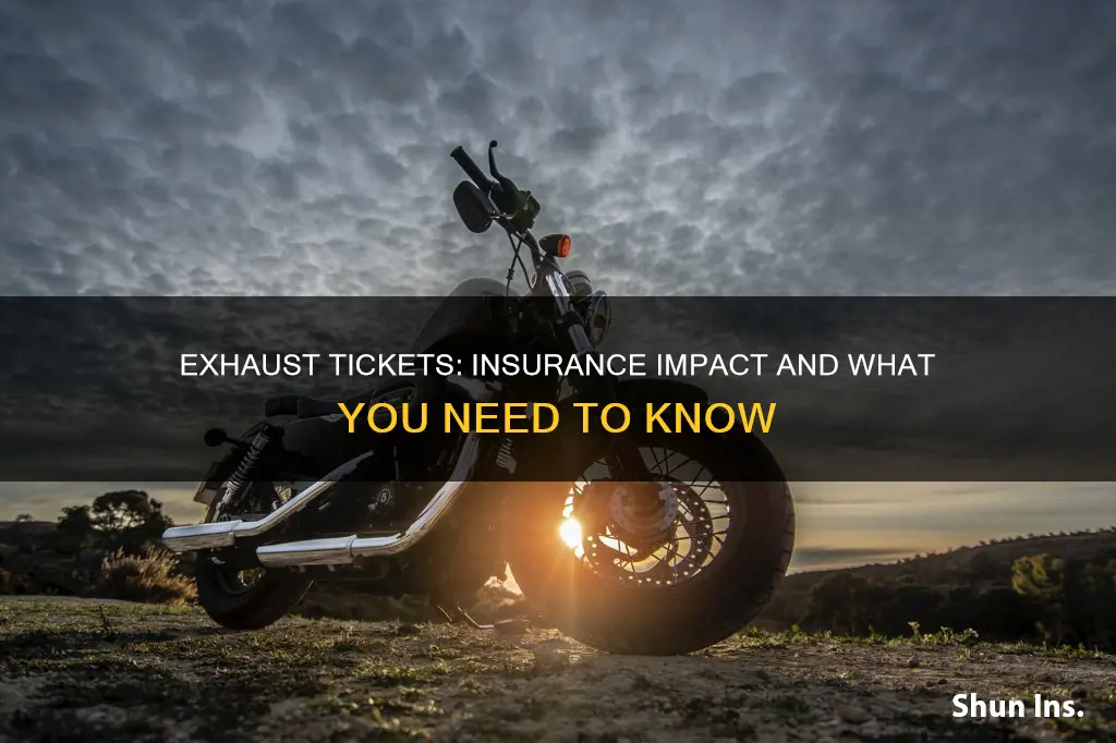 do exhaust tickets affect insurance