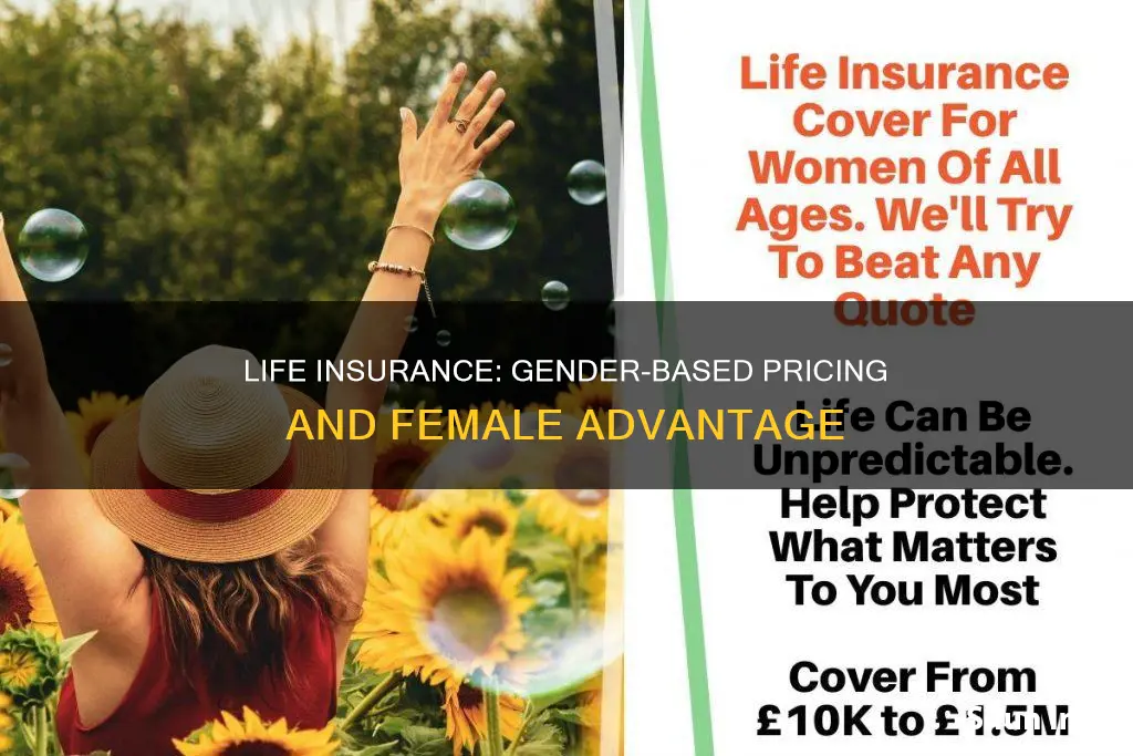 do femalespay less for life insurance