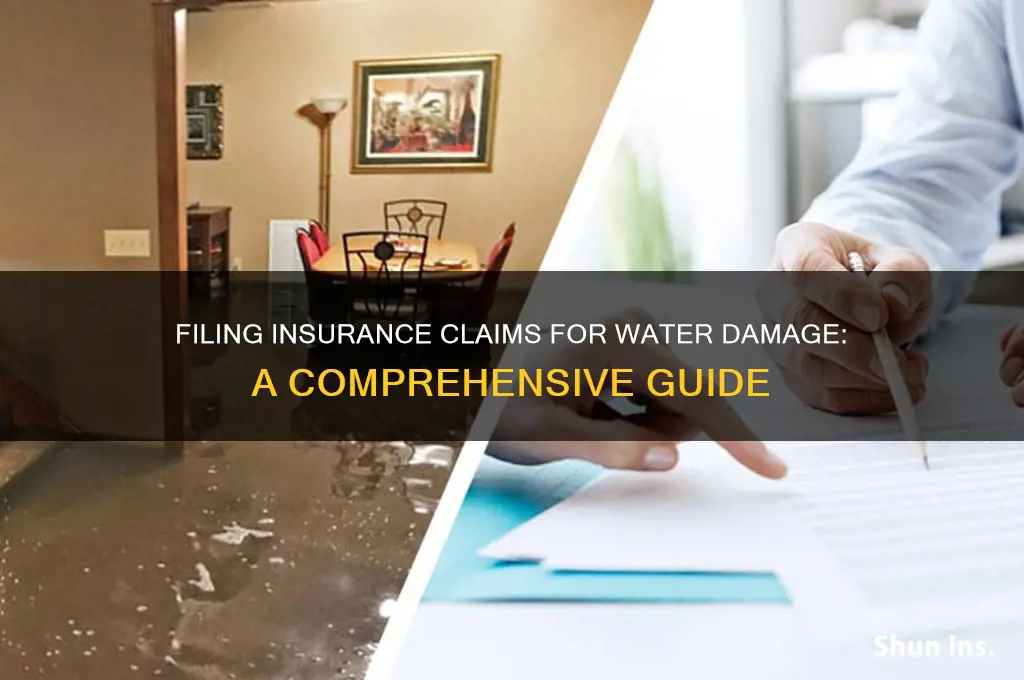 do filing insurance for water damage