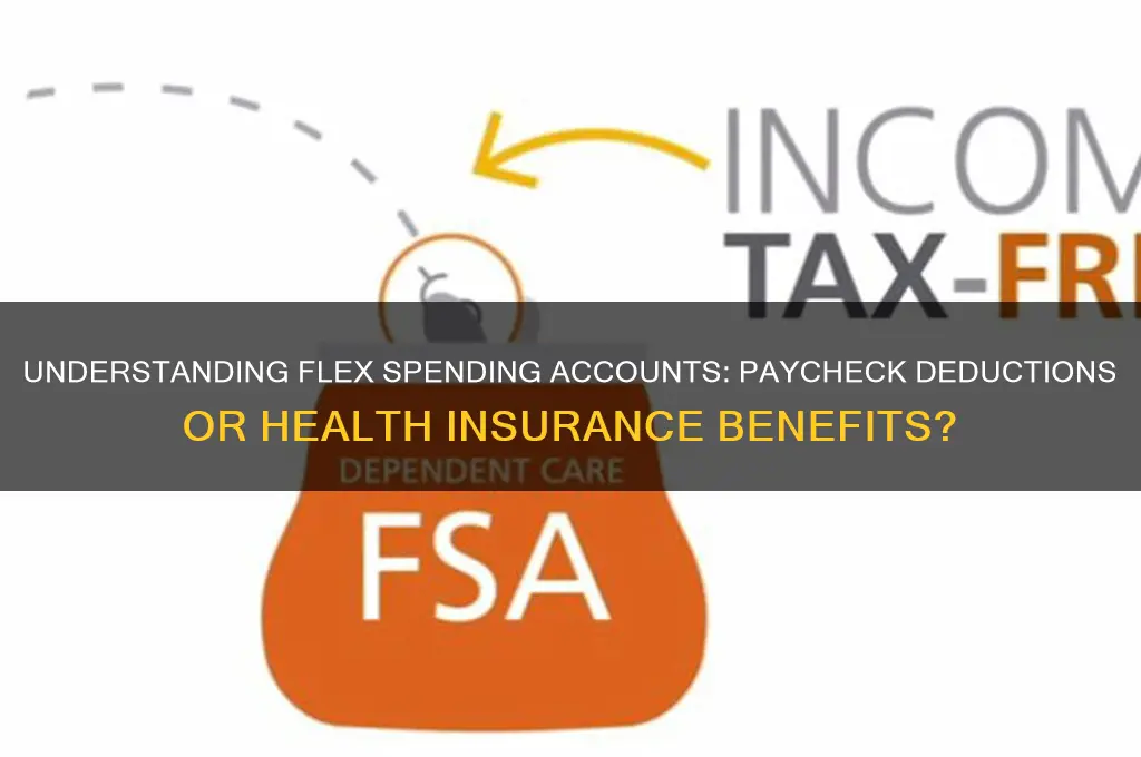 do flex spending account come from paycheck or health insurance
