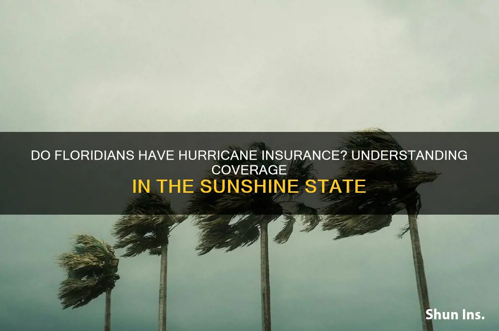 do floridians have hurricane insurance