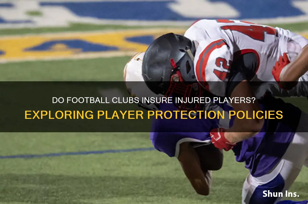 do football clubs have insurance for injured players