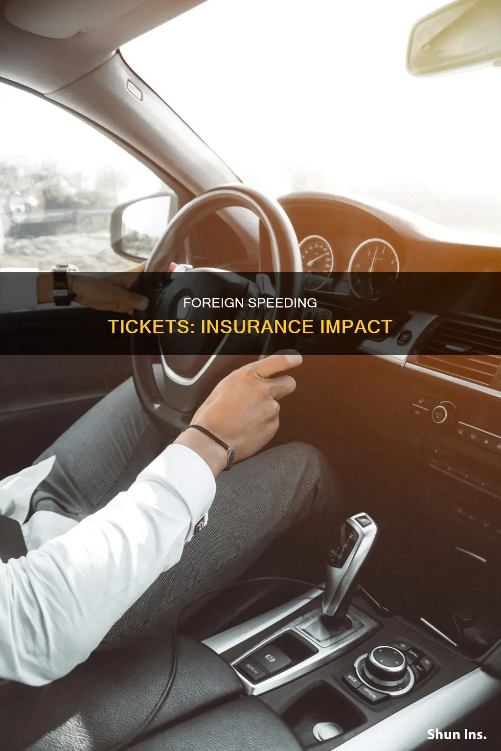 do foreign speeding tickets affect insurance