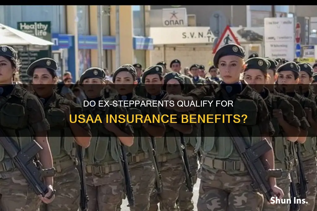 do former step parents count for usaa insurance