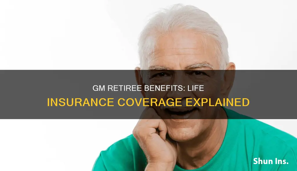 do general motors retirees have life insurance