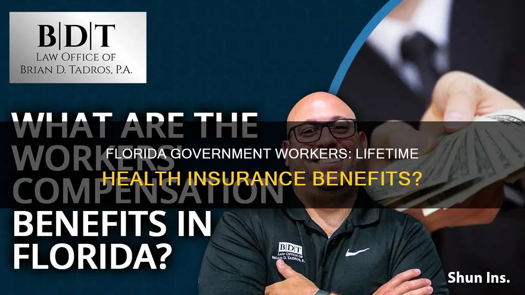 do glorida goverment workers get health insurance for life