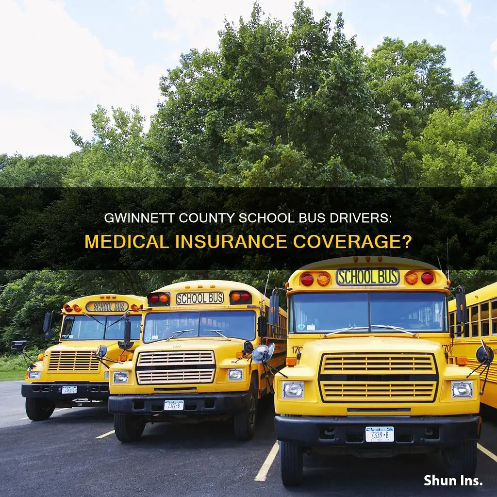 do gwinnett county school bus drivers get medical insurance