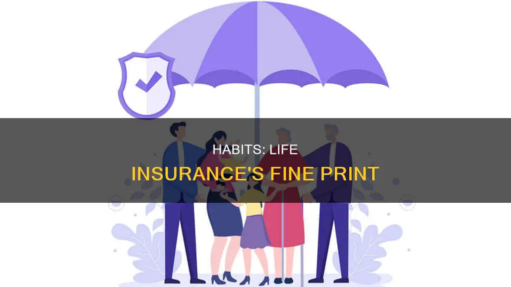 do habits affect life insurance