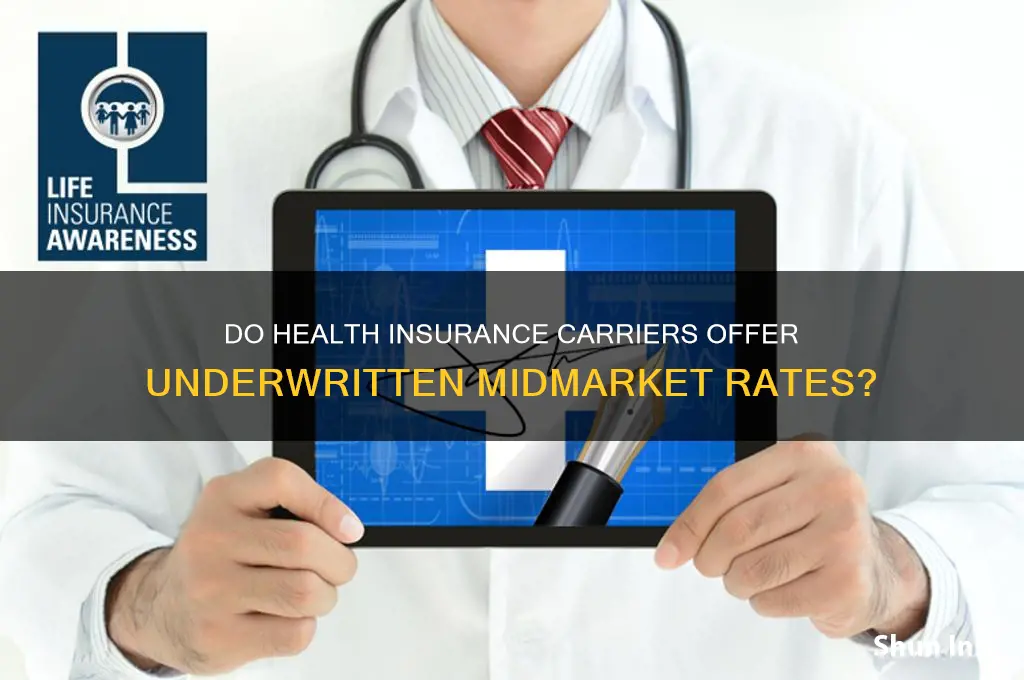 do health insurance carriers underwrite for midmarket rates