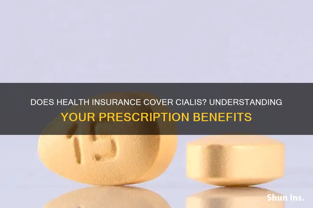 do health insurance cover cialis