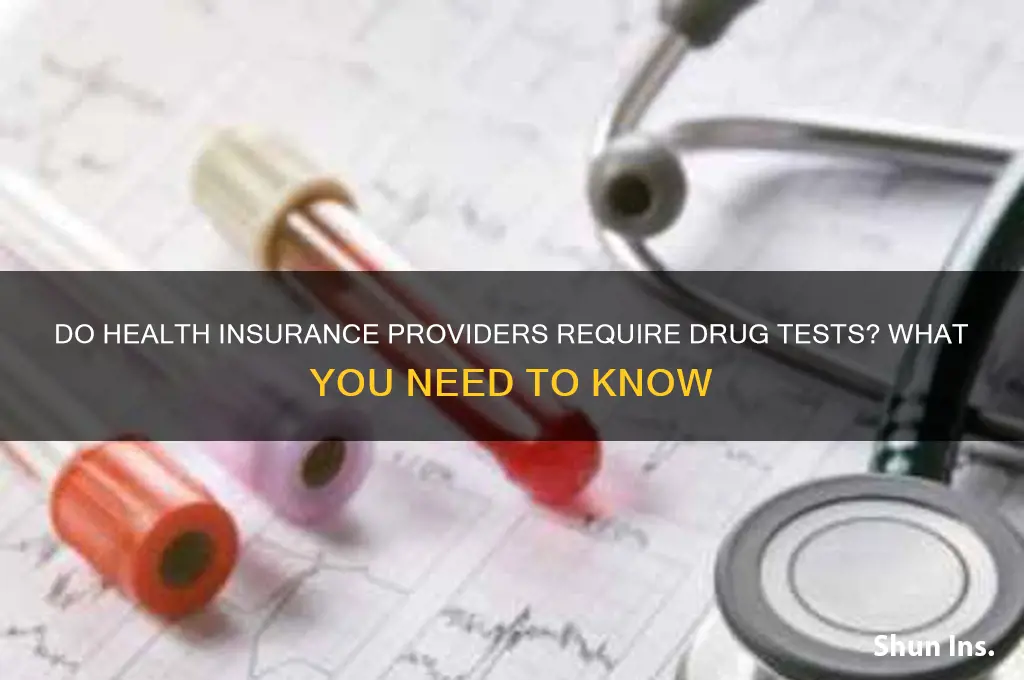 do health insurance drug test