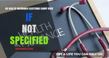 Health Insurance Elections: Do They Automatically Carry Over if Unspecified?
