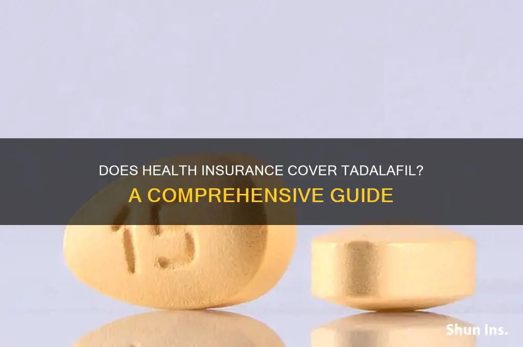 do health insurers cover tadalafil