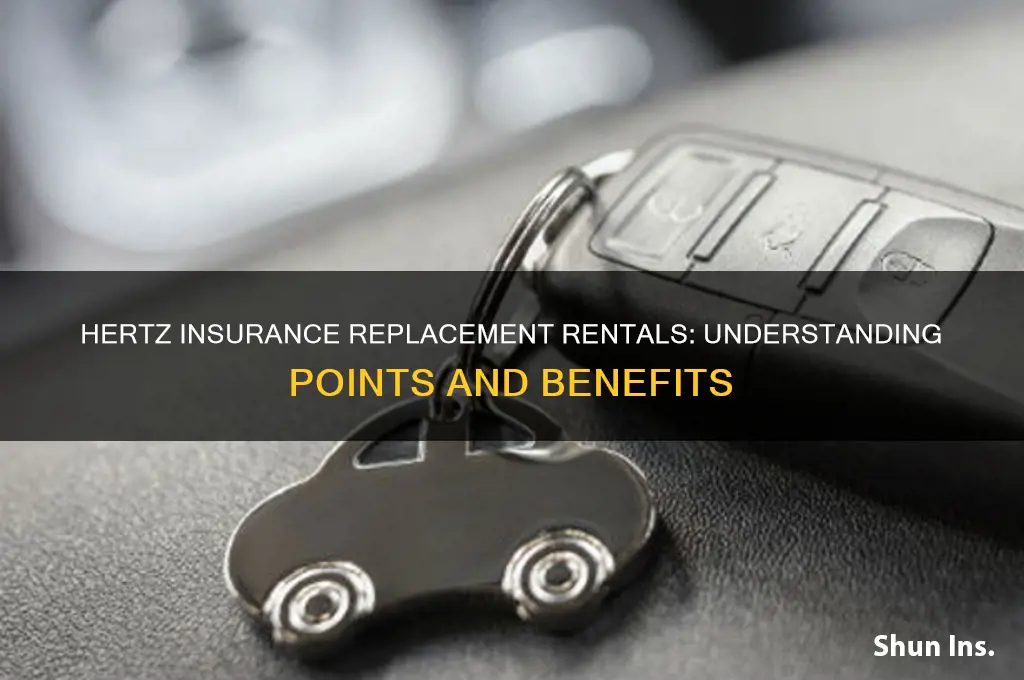 do hertz insurance replacement rentals points