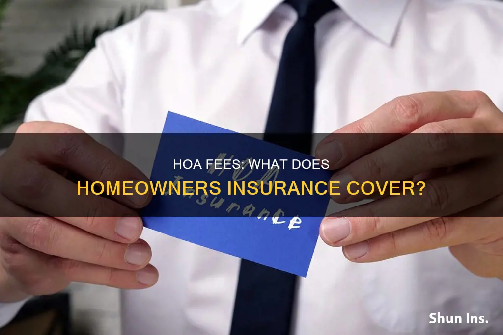 do hoa fees cover homeowners insurance