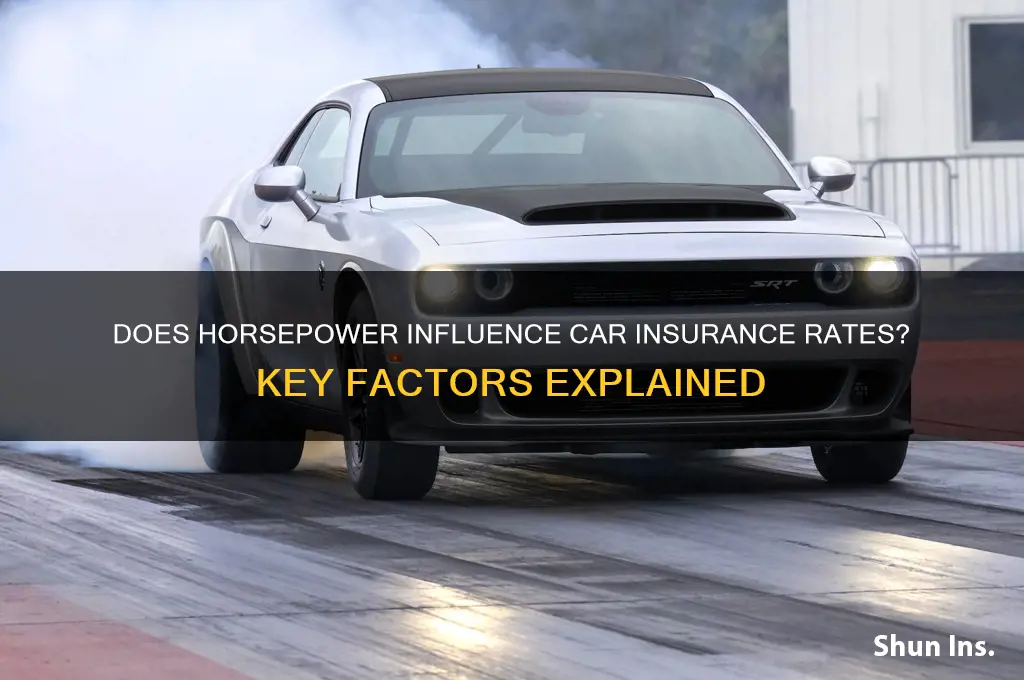 do horse power determine insurance