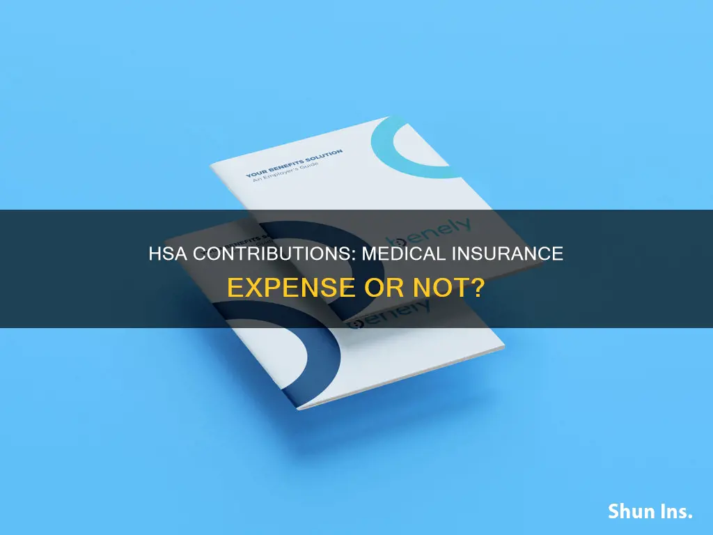 do hsa contributions count as medical and health insurance expenses