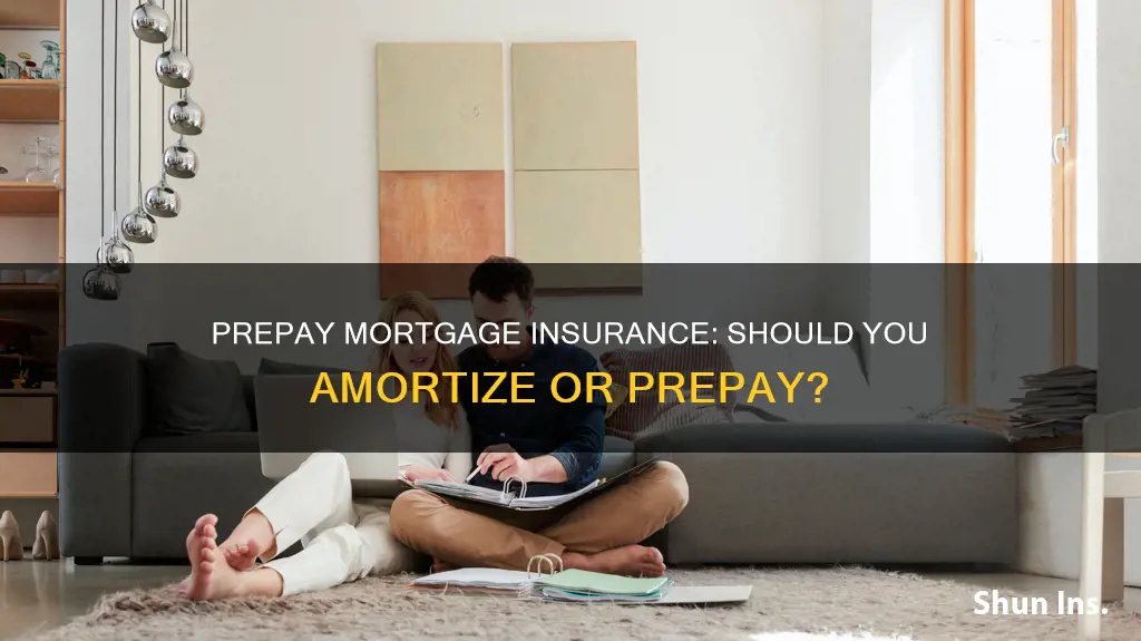 do I amortize prepay mortgage insurance