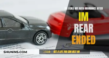 After a Rear-End Collision: To Call or Not to Call Your Auto Insurance?