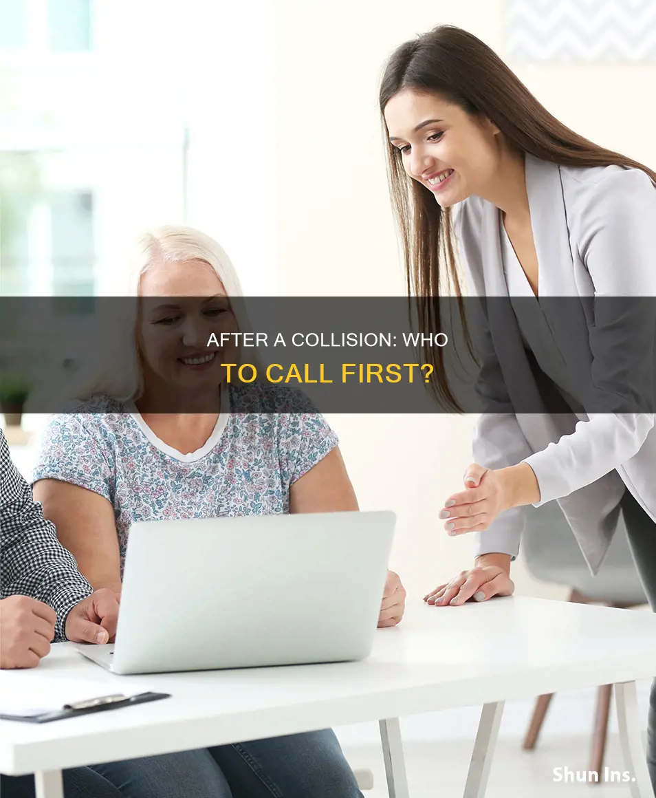do I call the collisik.shop or insurance first