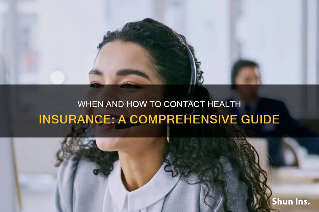 do i contact health insurance about