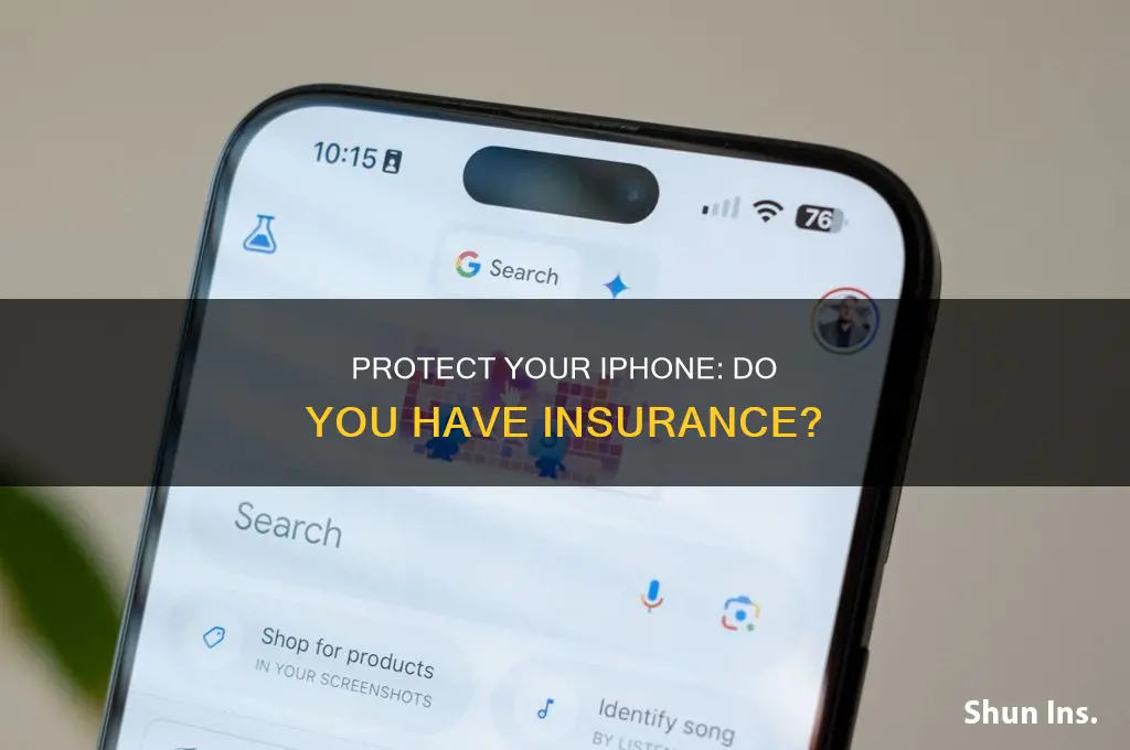 do i have insurance on my iphone