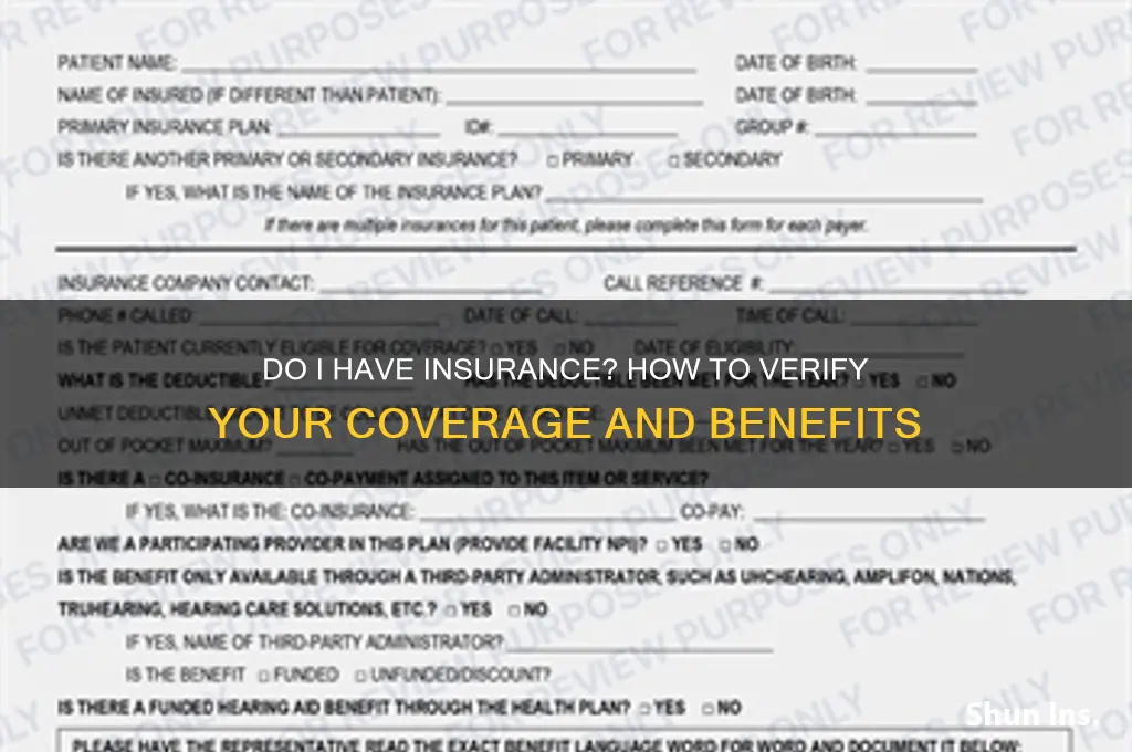 do i have insurance