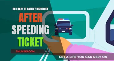 Speeding Ticket: Do I Need to Contact Insurance?