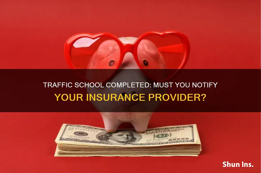 do i have to contact insurance after traffic school
