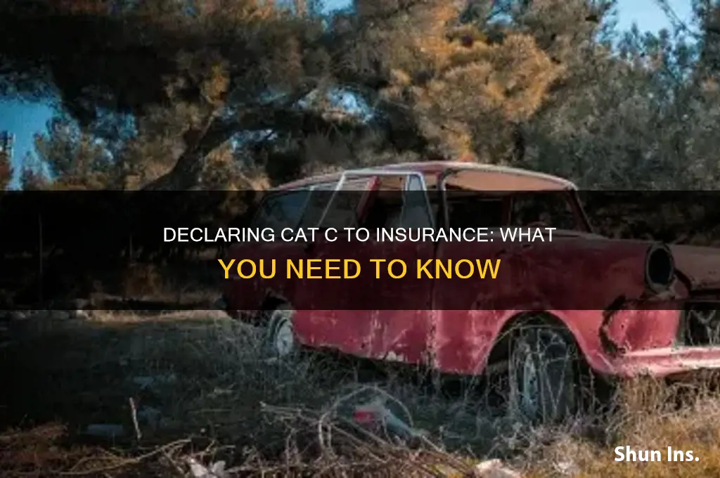 do i have to declare cat c to insurance