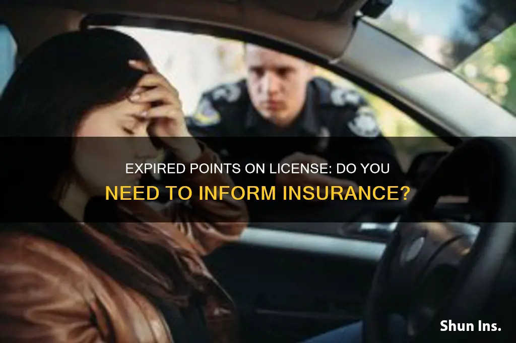 do i have to declare expired points to insurance
