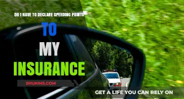 Speeding Points and Insurance: What You Need to Declare