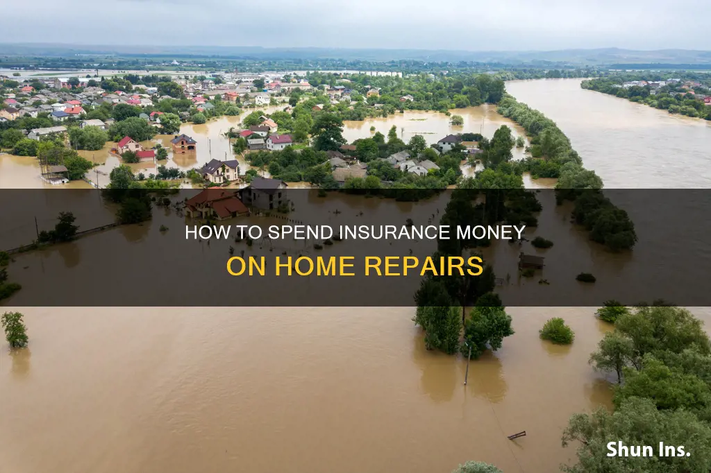 do I have to fix my house with insurance money