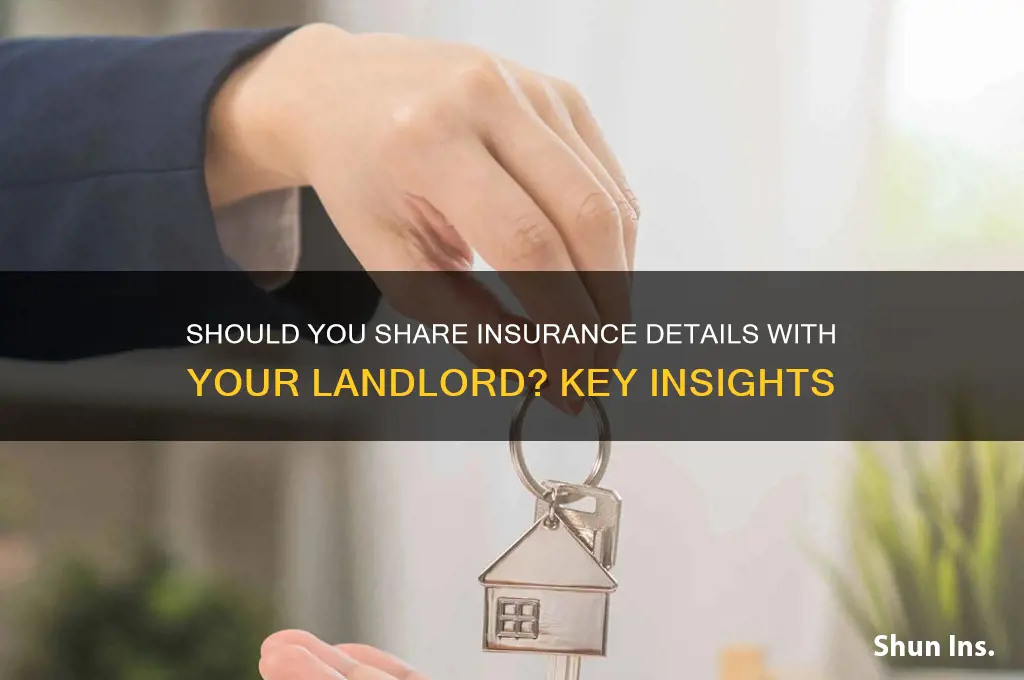 do i have to give my landlord insurance information