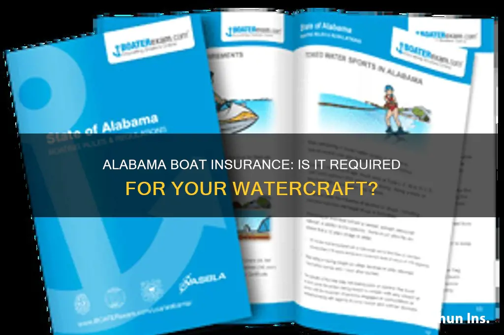 do i have to have boat insurance in alabama