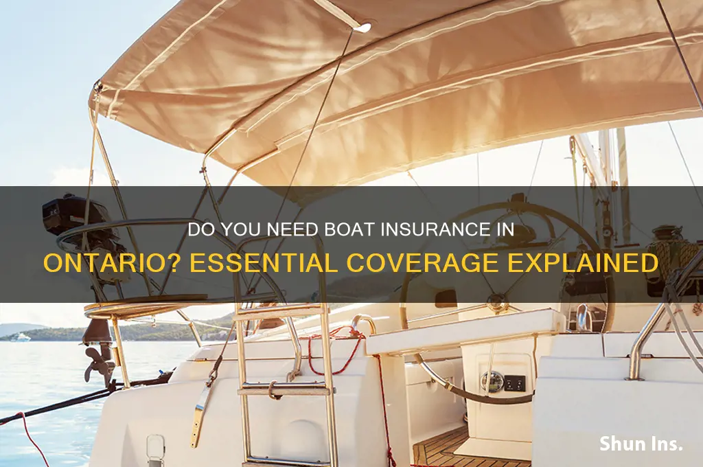 do i have to have boat insurance in ontario