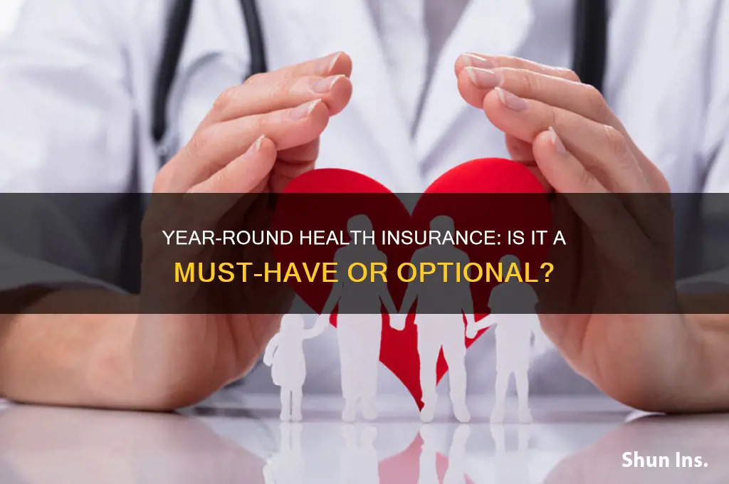 do i have to have health insurance all year