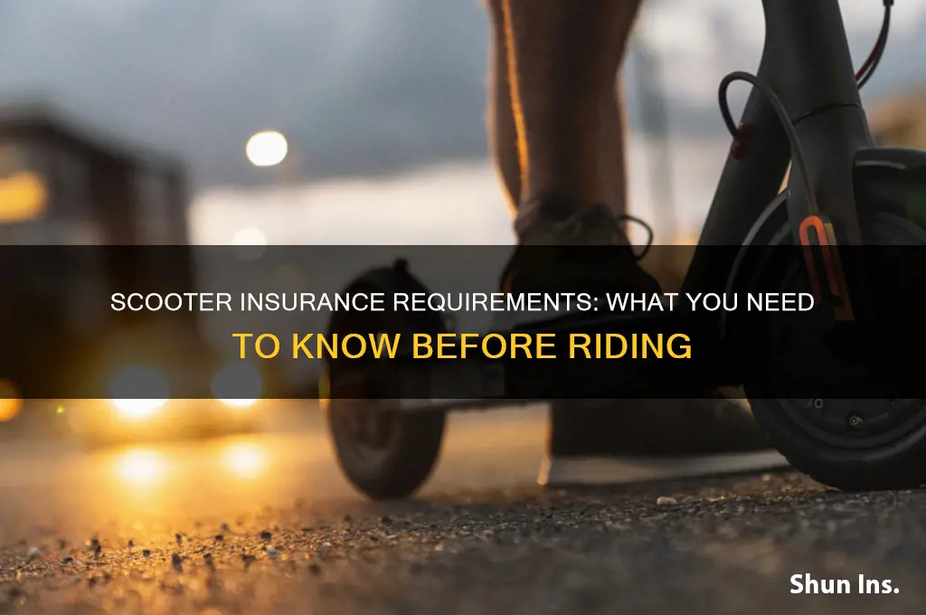 do i have to have insurance to ride a scooter