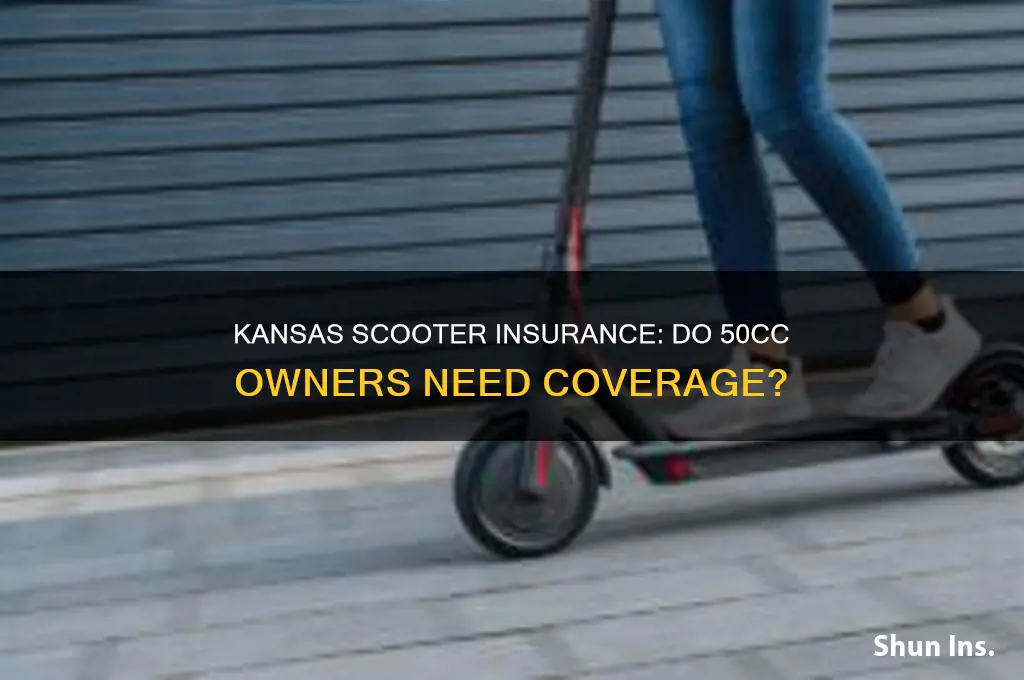 do i have to insure a 50cc scooter in kansas