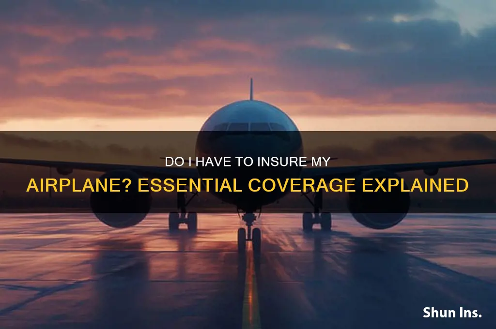 do i have to insure my airplane
