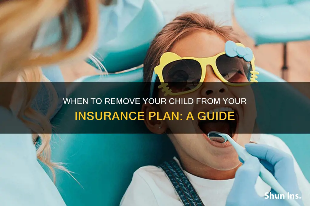 do i have to kick child off insurance plab