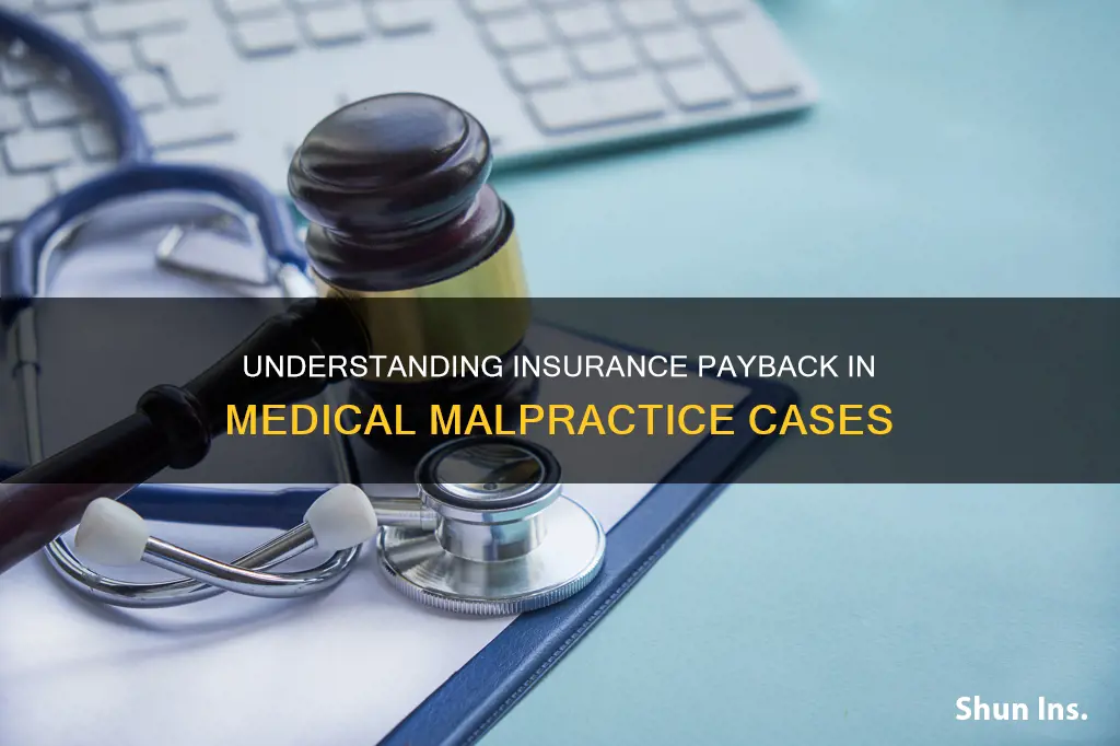 do I have to payback insurance in medical malpractice cases